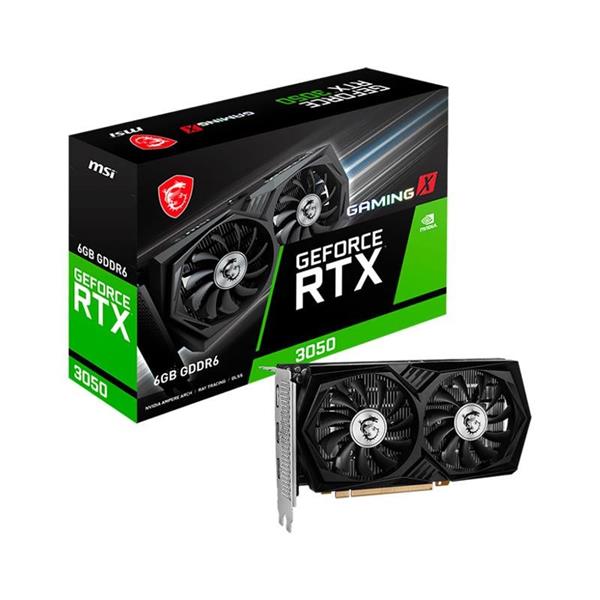 Placa de Video MSI RTX 3050 Gaming X 6GB GDDR6